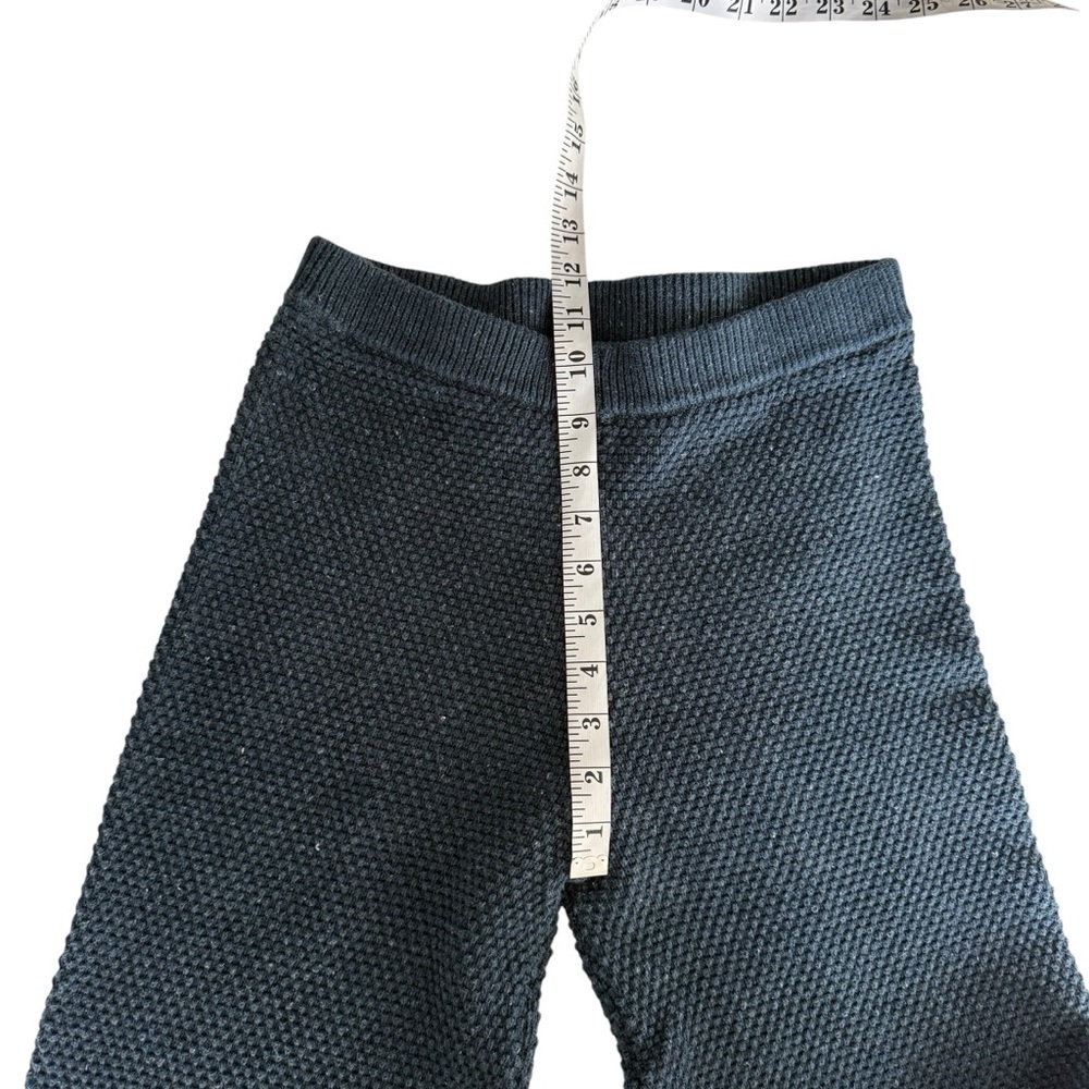 Free People FP Beach XS Pant Blue Hailee Waffle Knit Wide Leg Capri Resort Coast - Picture 7 of 9